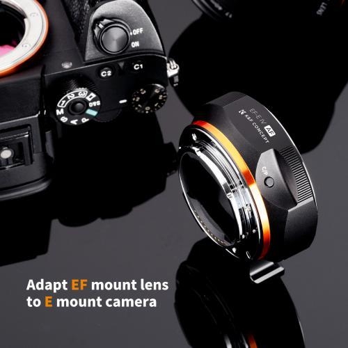 K&F Concept LENS ADAPTER MOUNT AUTO-FOCUS EF -E IV AF (KF06.466)