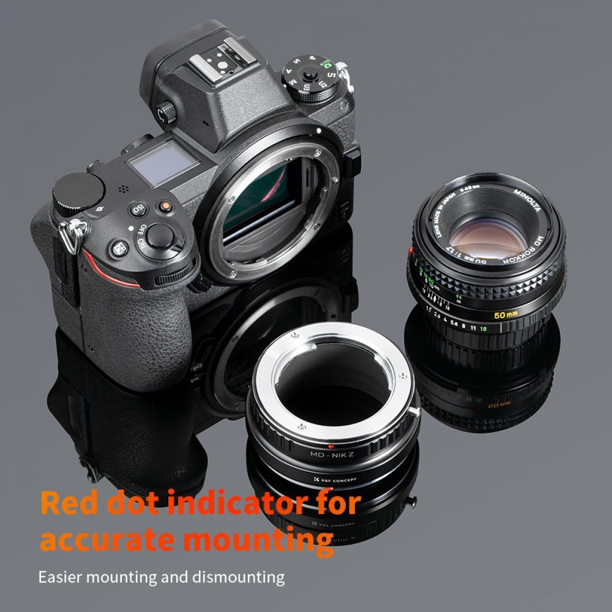 K&F Concept LENS ADAPTER COPPER MOUNT MD-NIK Z (KF06.374)