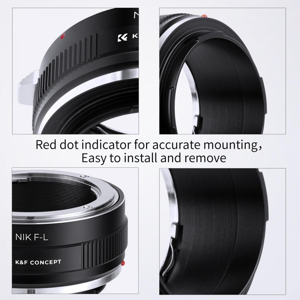 K&F LENS ADAPTER COPPER MOUNT NIK - L (KF06.474)