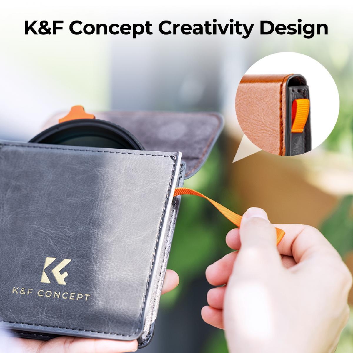 K&F CONCEPT 40.5mm ND2-400 Variable Neutral Density ND Filter