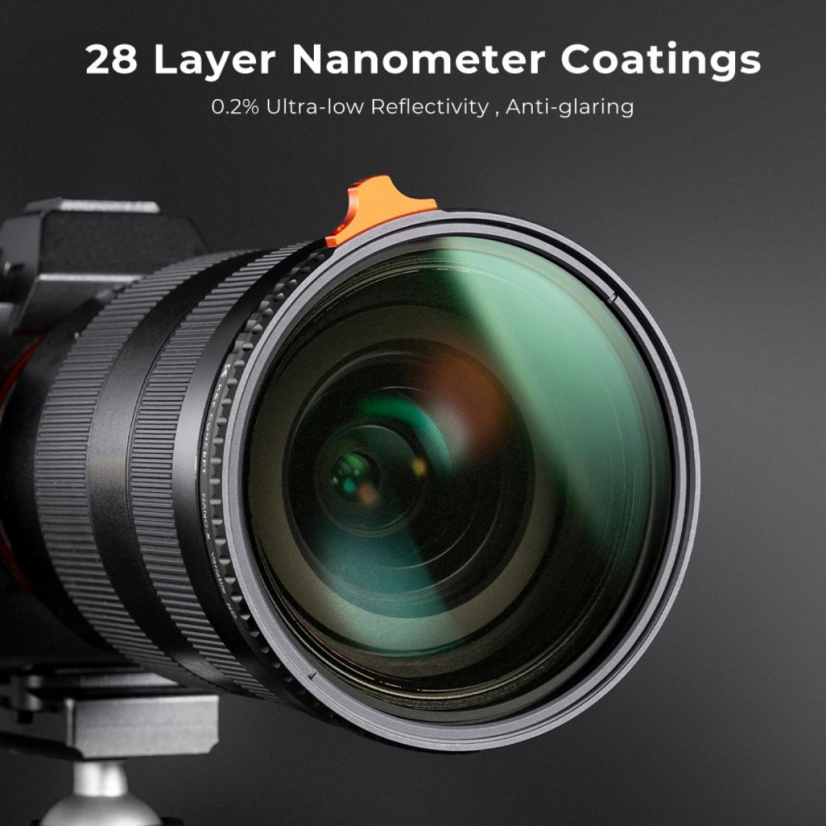 K&F CONCEPT 40.5mm ND2-400 Variable Neutral Density ND Filter