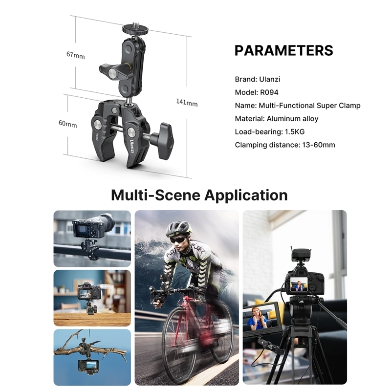 ULANZI R094 MULTI FUNCTION SUPER CLAMP