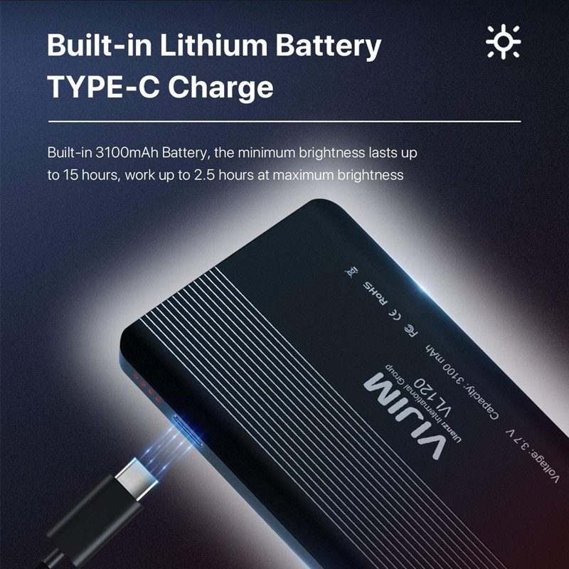 ULANZI VIJIM LED VL120 BI-COLOR 3200K-6500K 3100mAh
