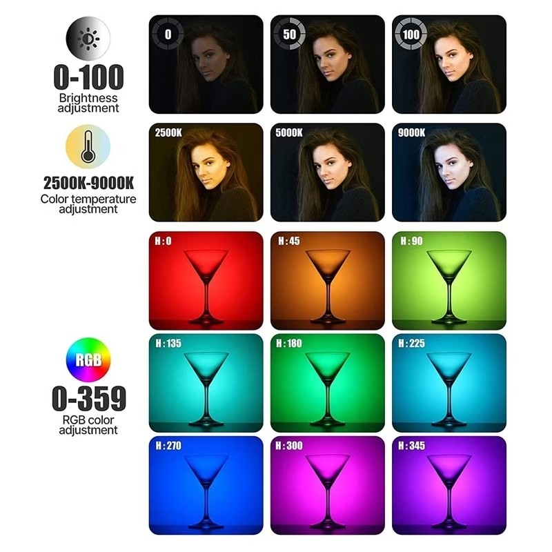 ULANZI VL120 RGB LED VIDEO LIGHT SKU2495