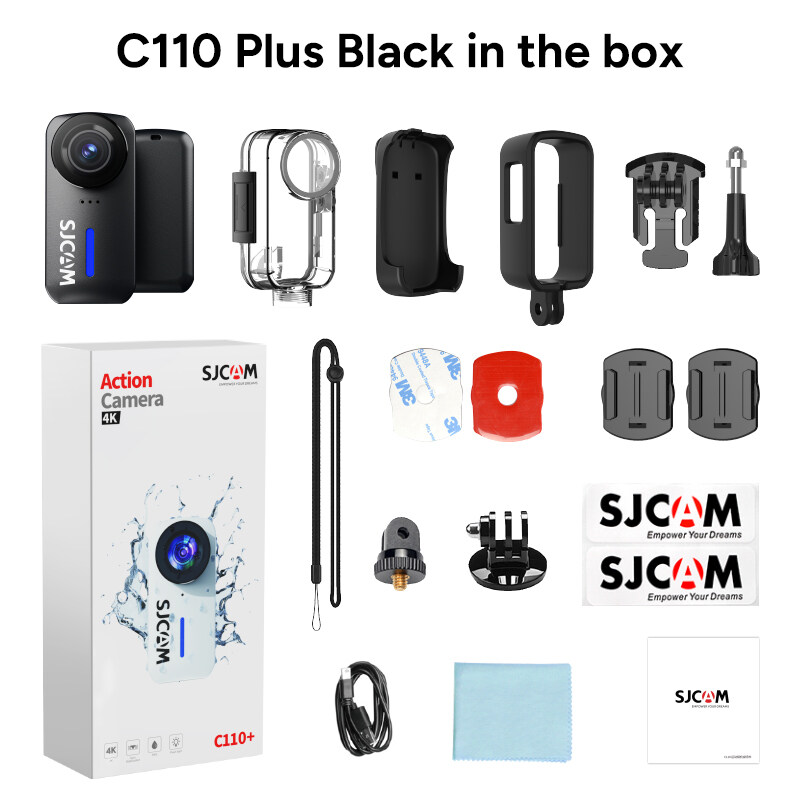 SJCAM C110+ ACTION CAMERA 4K BLACK