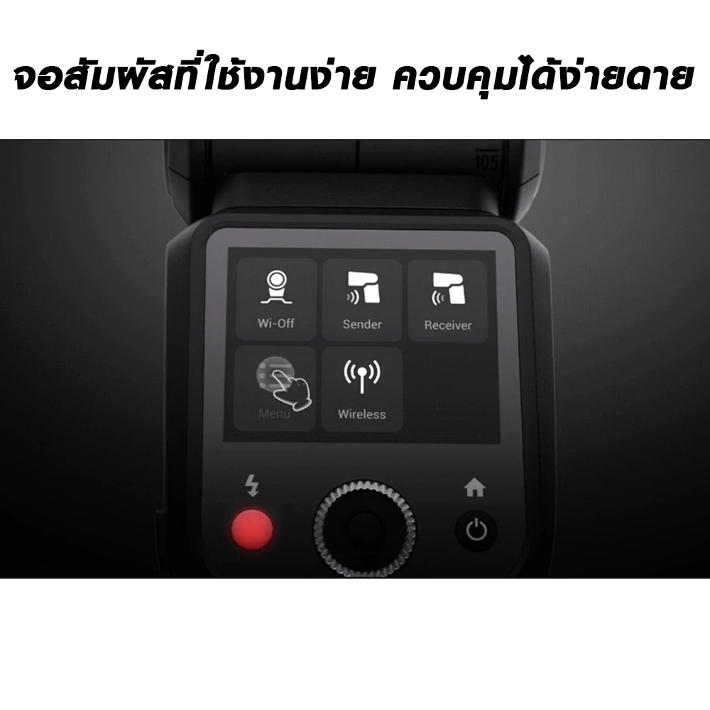 FLASH GODOX V100 TTL LION-ROUND HEAD CAMERA