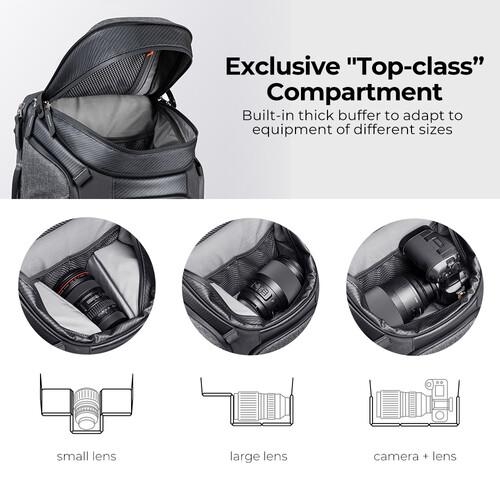 K&F CONCEPT Alpha Backpack 25L for Nature Photography Waterproof Camera Bag with 15.6 inch KF13.105