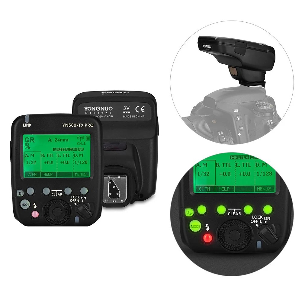 Yongnuo YN560 TX PRO Manual Flash Controller for Canon/Sony