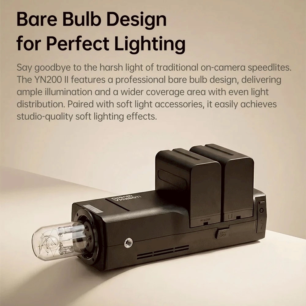 Yongnuo YN200 II Portable TTL High-Speed Speedlite Flash For Canon , Sony