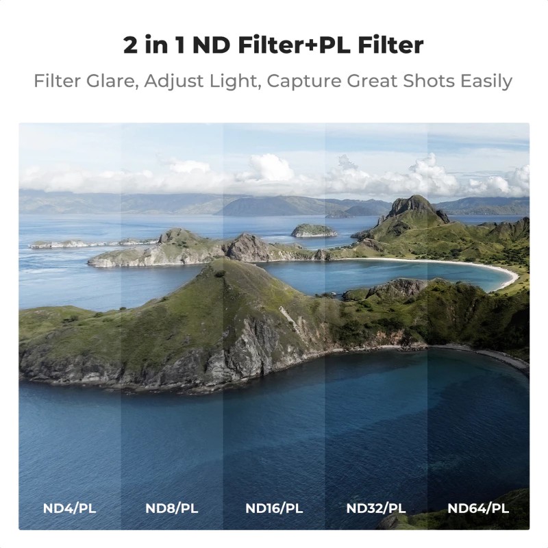 K&F Concept FILTER FOR MINI5 PRO CPL+ND4&PL+ND8&PL+ND16&PL+ND64&P NANO-X SERIES (SKU.1676)