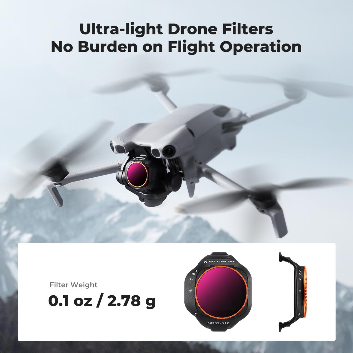 K&F Concept FILTER NANO-X ND32-512 FOR MINI 5 PRO (KF02.0004)