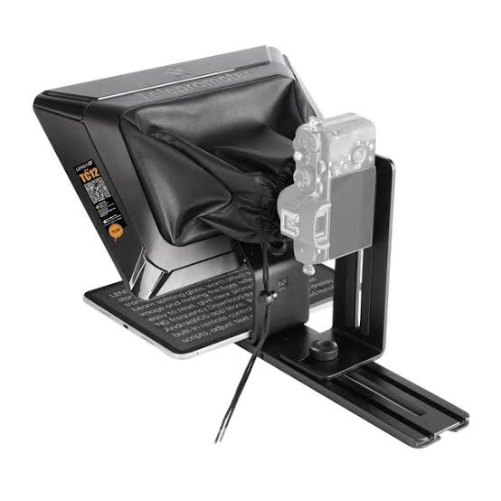 LENSGO TC12  12.9 inches Aluminum Teleprompter with Remote for iPad Tablet Phone DSLR Camera